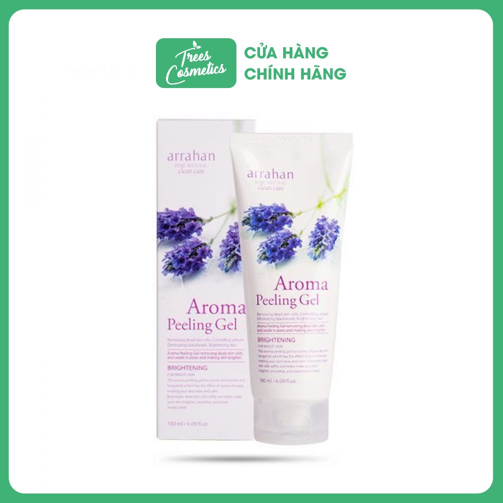 Gel Tẩy tế bào chết Hoa Oải Hương Arrahan Aroma Peeling Gel 180ml - Hàn Quốc Chính Hãng