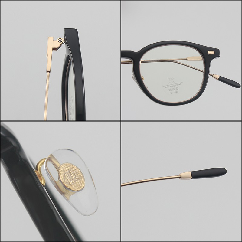 Mắt Kính Gọng Tròn Chống Ánh Sáng Xanh Thời Trang Cho Nam Nữ Jz22007 | BigBuy360 - bigbuy360.vn