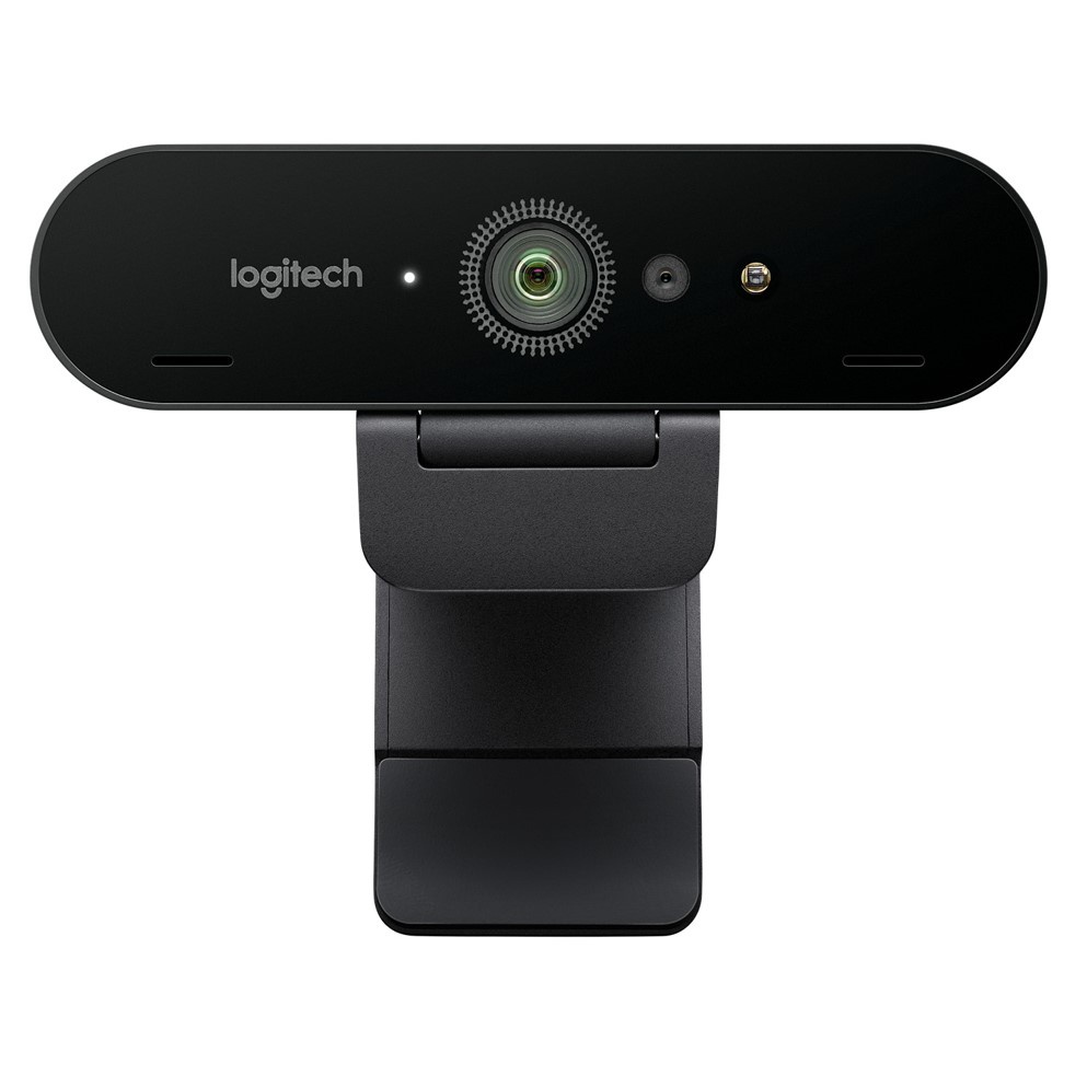 Webcam Logitech BRIO - 4K Ultra HD, tự động chỉnh sáng & lấy nét, mic kép to rõ loại bỏ tiếng ồn, góc rộng 78 độ