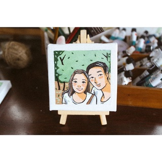 Tranh canvas 20x20cm