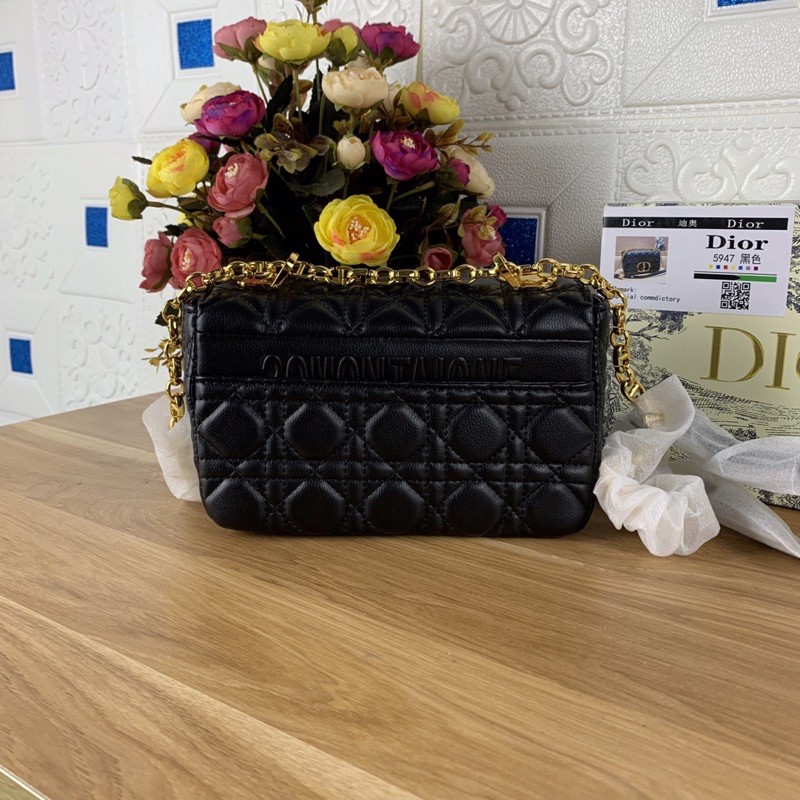 Túi xách Dior Caro màu đen size 20cm