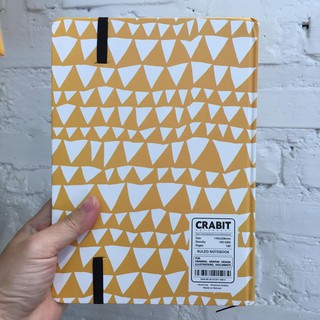 Sổ tay Crabit Geometric vàng - dotgrid