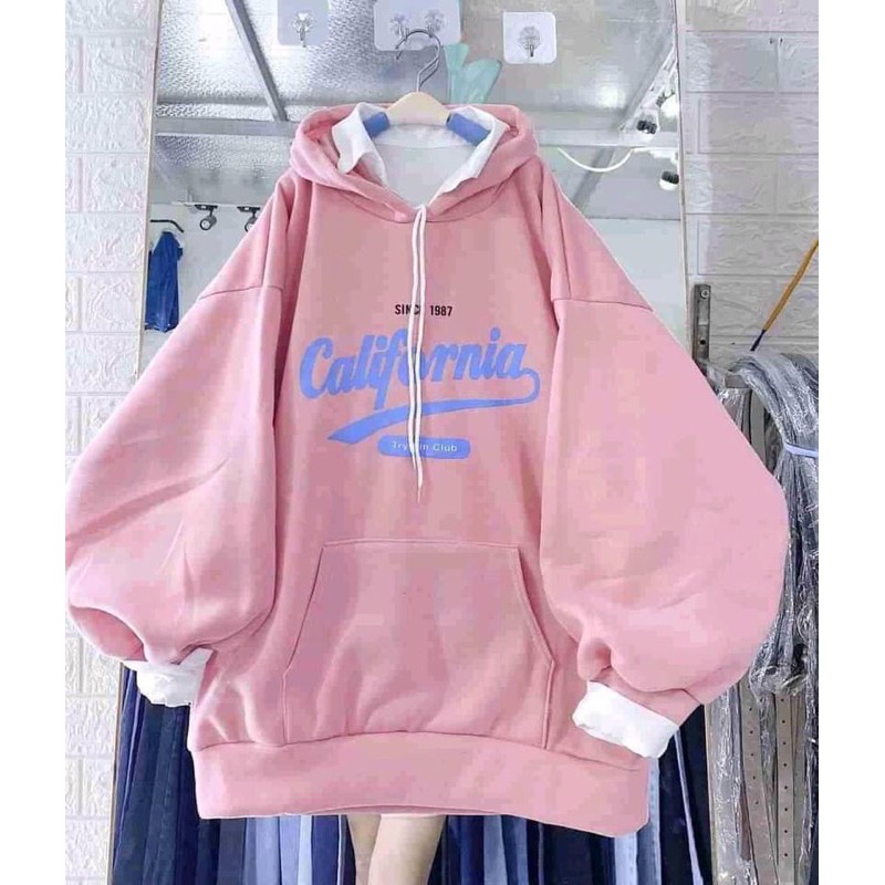 Áo hoodie nỉ bông tay bồng califorliaa HANA145 | BigBuy360 - bigbuy360.vn