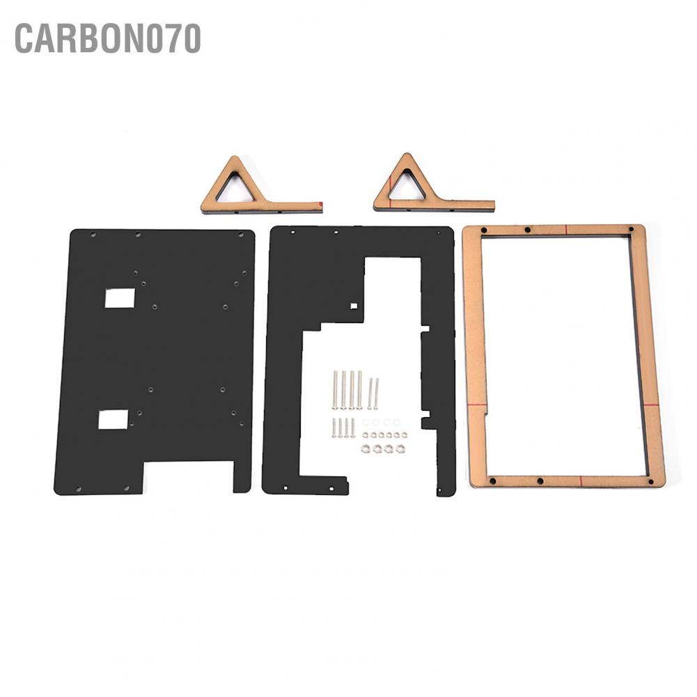 Hàng Sẵn Vỏ Bảo Vệ Màn Hình Lcd 7 Inch Cho Raspberry Pi acrylic có chân đế【Carbon070】