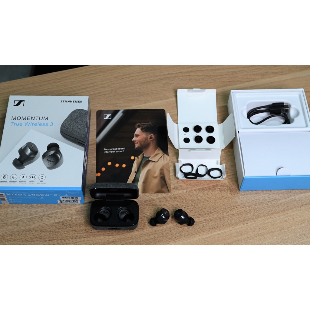 Tai Nghe Chống Ồn Sennheiser Momentum True Wireless 3, Pin 7h, New Seal, Chính Hãng, Bảo Hành 2 Năm | Trần Du Audio