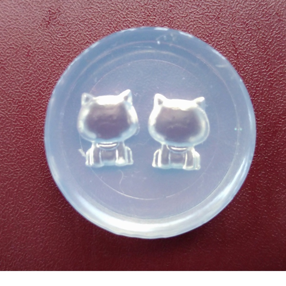 Khuôn charm trang trí nail, làm phụ kiện thời trang, hoa tai, cài áo dễ thương - Mẫu mèo bé