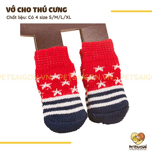 TẤT VỚ CHO THÚ CƯNG (BỘ 4 CHIẾC)