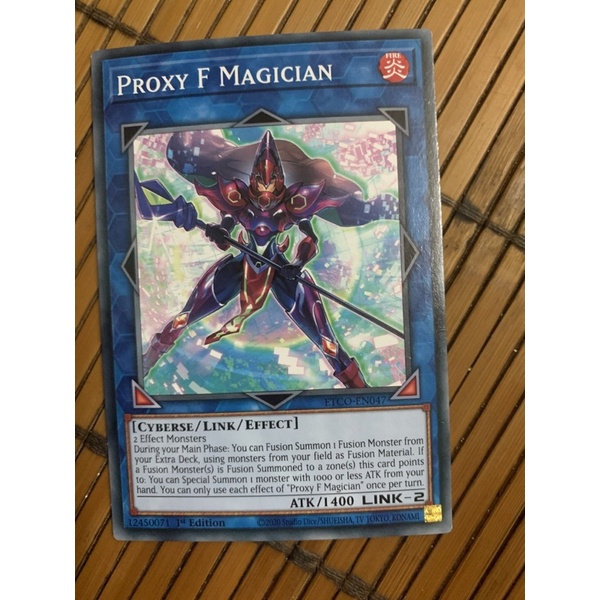 bài yugioh: proxy f magician