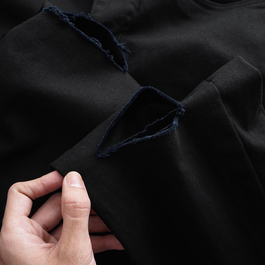 Quần jean dài nam chất vải dày dặn, tone màu nguyên bản form slim fit tôn dáng 6480