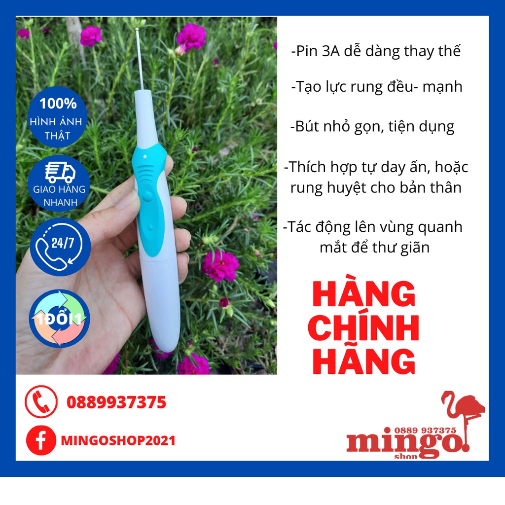 Bút rung huyệt diện chẩn Crossaction-Bút Day Huyệt loại 1- Dụng Cụ Diện Chẩn