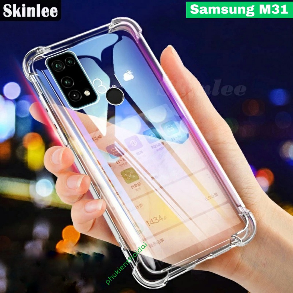 Ốp lưng Samsung Galaxy M31 / M33 5G / M51 / M52 5G / M53 5G dẻo trong suốt lồi 4 góc hạn chế ố vàng