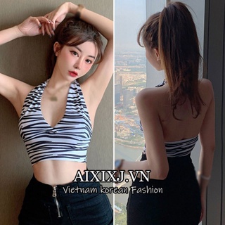 Áo sơ mi kẻ sọc cổ chữ v với sọc sexy dành cho nữ