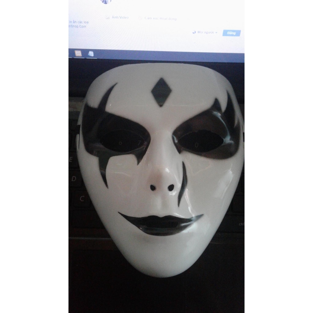 Mặt Nạ Jabbawookeez Hacker Họa Tiết Trán Và Mắt hóa trang halloween sự kiện lễ hội thiết kế độc đáo ấn tượng