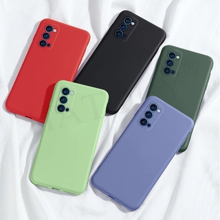 Ốp điện thoại silicon nhám màu kẹo trơn có dây đeo cho OPPO Reno 12 12F Reno 11 11F Reno 10 Reno 8T 8 5G 8Z  7 7Z Pro 4 Reno4