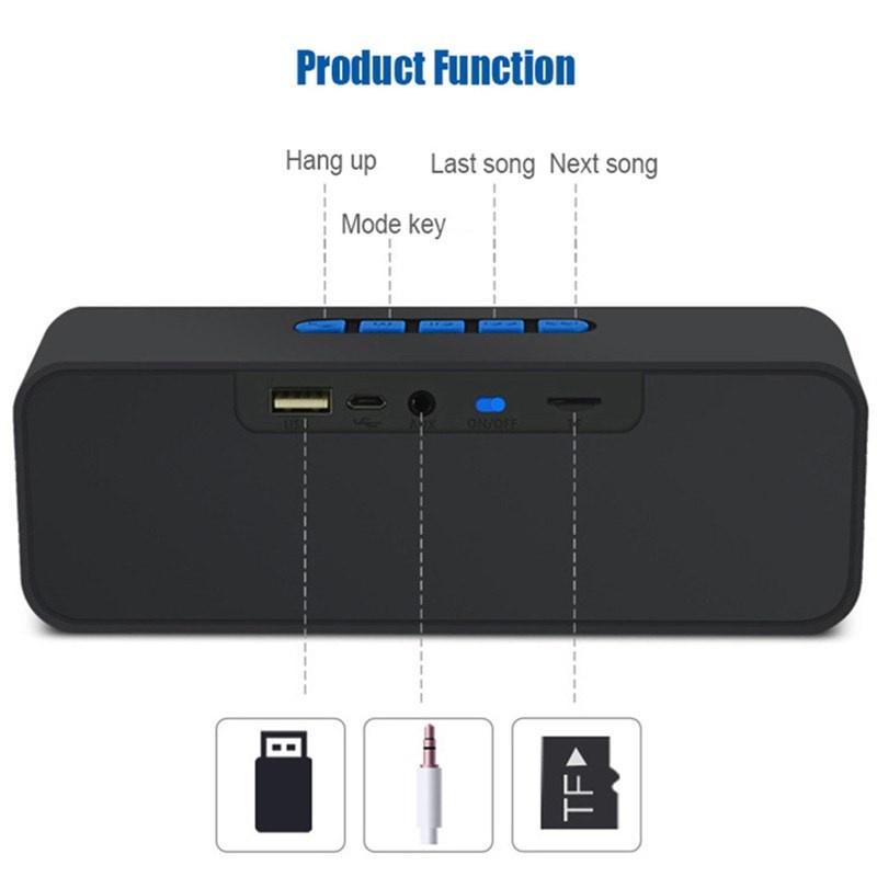 Loa bluetooth SC211 chính hãng Vinetteam -dc3202