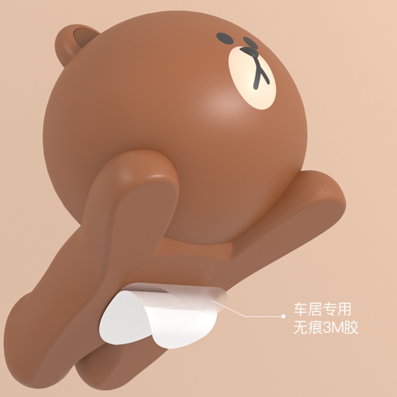 Line friends Gấu Nâu Nhỏ Dễ Thương Dùng Trang Trí Nội Thất Xe Hơi
