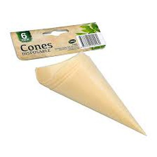Dĩa gỗ Uncle Bills YT0053 hình nón