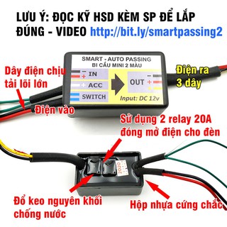Mạch Smart Auto Passing (SAP) with Relay cho đèn trợ sáng