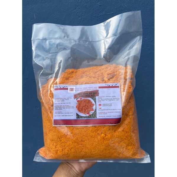 CHÀ BÔNG GÀ CAY PHONG TRẦN FOOD 1KG