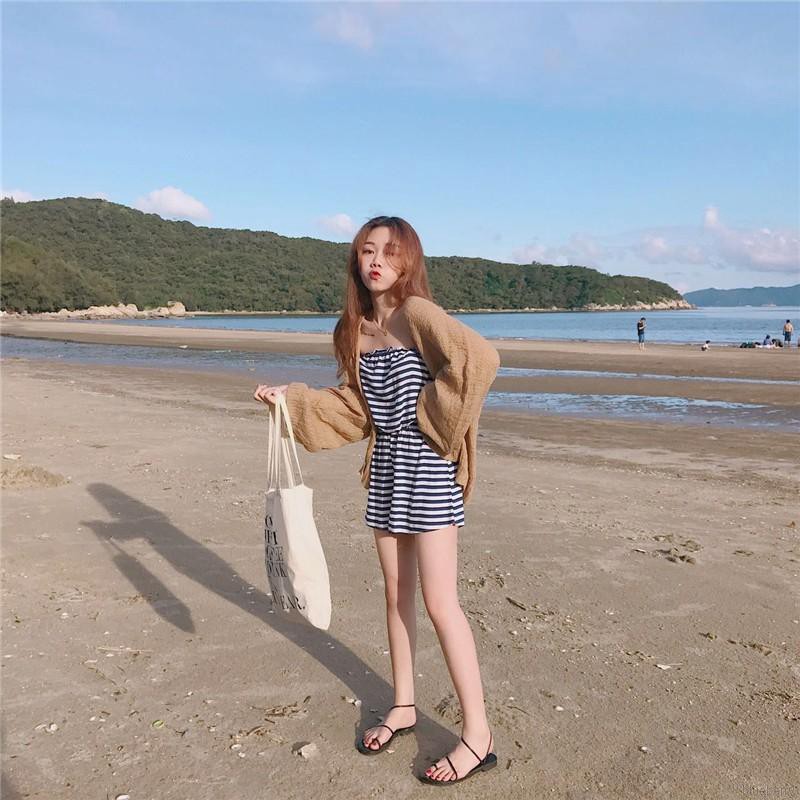 Áo khoác Cardigan dệt kim dáng rộng phong cách Hàn Quốc cho nữ | BigBuy360 - bigbuy360.vn