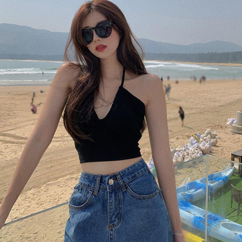 Áo lửng không tay thời trang quyến rũ tùy chọn màu sắc cho nữ