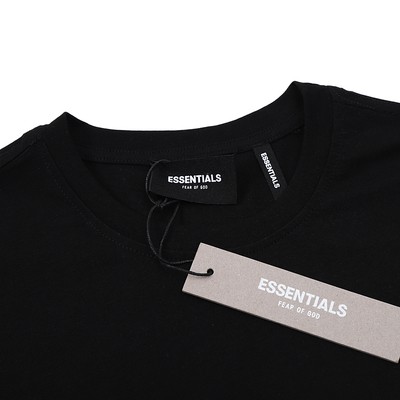 FEAR OF GOD ESSENTIALS Seventh Season Double Line Flower Tide Loose FOG High Street Short Sleeve T-shirt