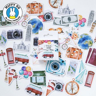 Bộ 45 sticker Nhật chủ đề DU LỊCH