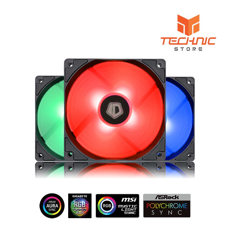 Quạt tản nhiệt ID-Cooling XF-12025-RGB-TRIO