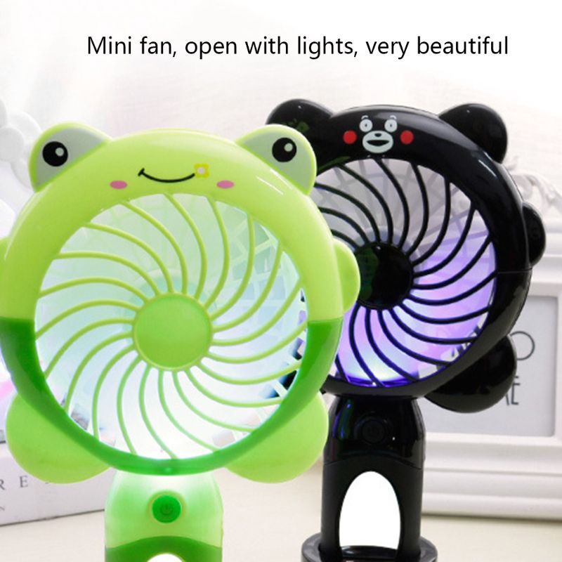 Quạt mini sạc usb Để BàN Có ĐèN LED