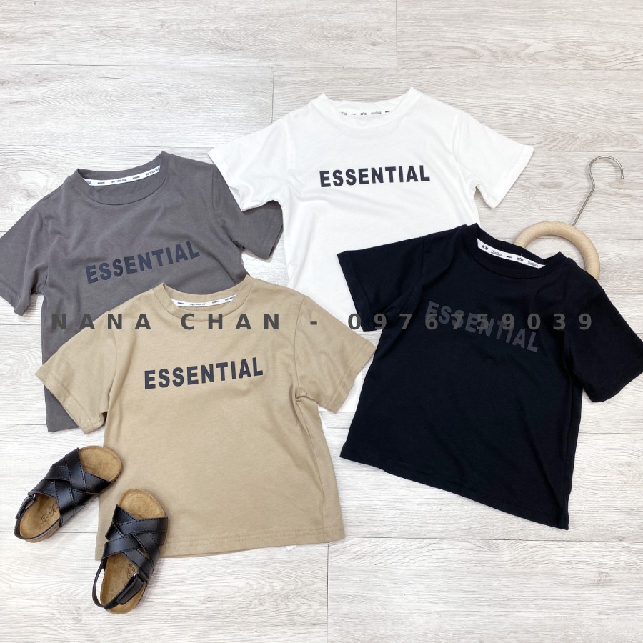 [A096] Áo phông Essential cho bé sz 90-160