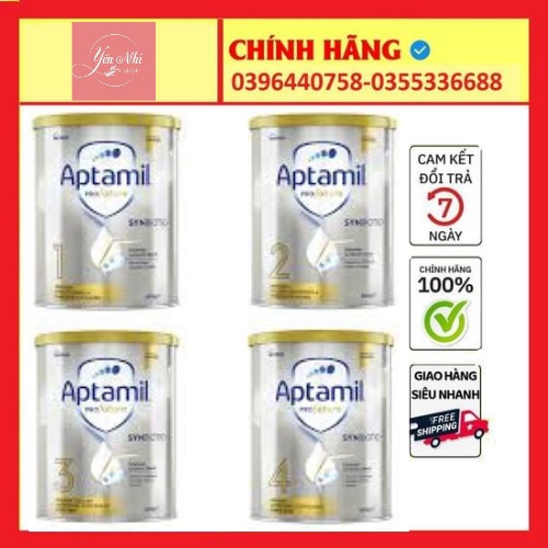 [ĐỦ SỐ] Sữa Aptamil Profutura Úc số 1-2-3-4 900g MẪU MỚI DATE 2023