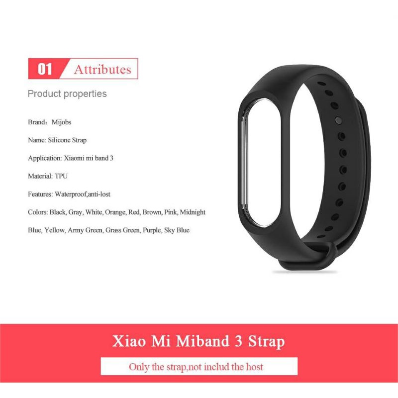 Dây đeo miband Mijobs Xiaomi Miband 3 Xiaomi Miband 4