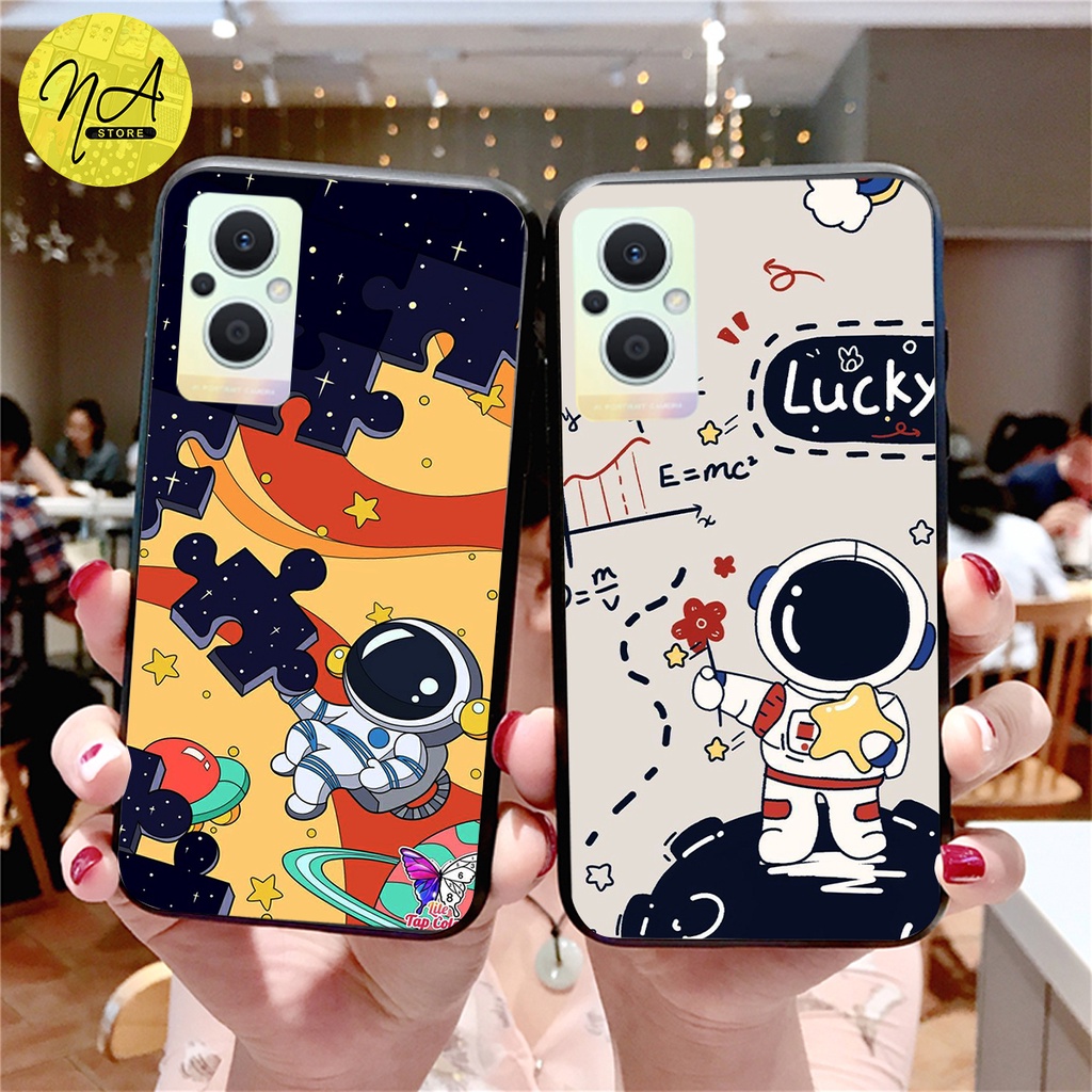 Ốp lưng Oppo Reno 7 5G - Reno 7z 5G ( Reno7 5G - Reno7 Z 5G) phi hành gia cute nasa cực chất