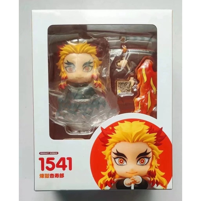 GIÁ HỦY DIỆT Mô Hình Kyojuro Rengoku Thanh Guom Diet Quy Có Khớp Cử Động Nendoroid 1541