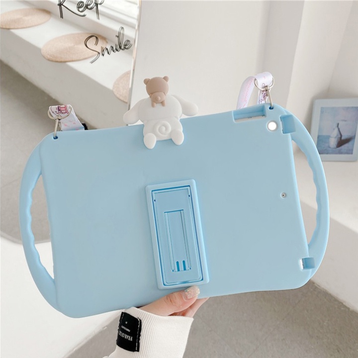 Ốp Lưng iPad hình thú cute đủ dòng máy Air-mini-Pro, chất silicon nhiều màu cho bé - Mã TZAT910