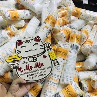 [Meminstore] BÔNG TẨY TRANG MIHOO 150 MIẾNG 120+30 Cotton Pad