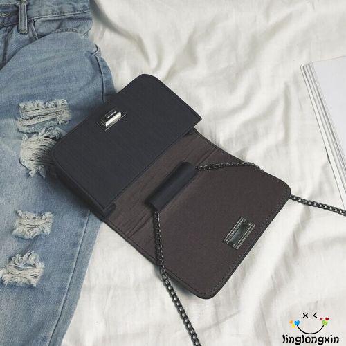 Túi Đeo Chéo Da Giả Vintage Nhiều Màu Cho Nữ