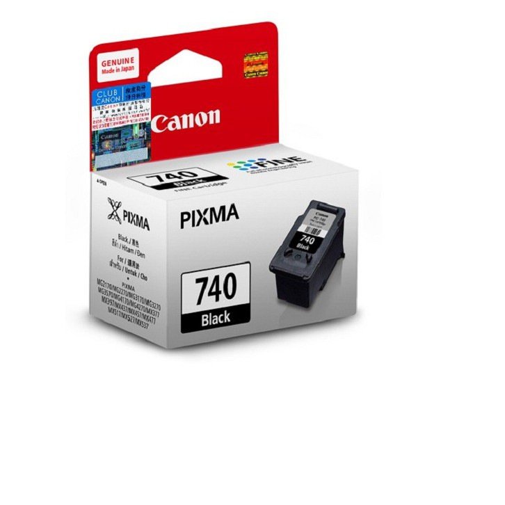 Mực in phun Canon PG740 và CL741