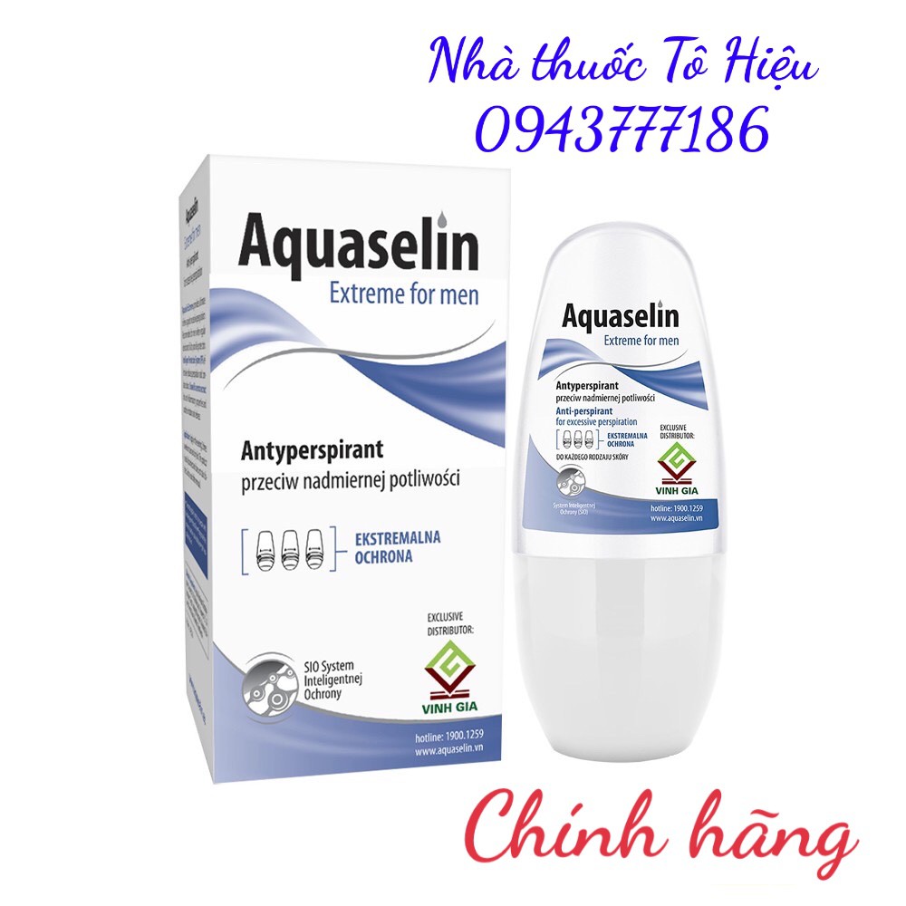 Lăn Nách Khử Mùi Aquaselin Extreme For Men Cho Nam