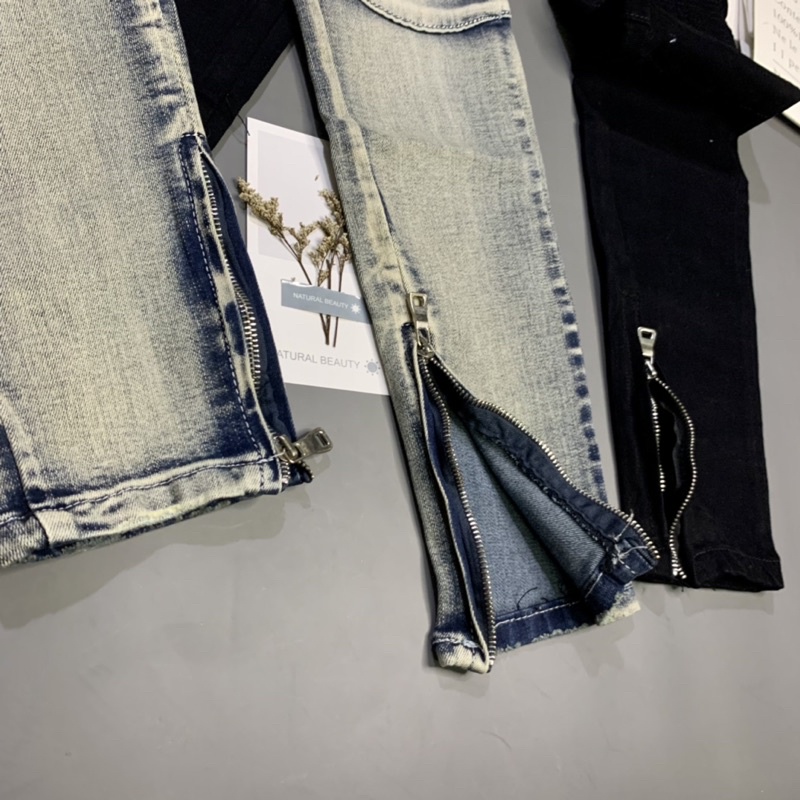 [Video] Quần Jean Nam Ống Khoá Phối Vải Nhăn Cực Sang | BigBuy360 - bigbuy360.vn