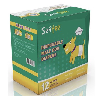 Tã bỉm cho chó Senfee (giống đực) 12 miếng