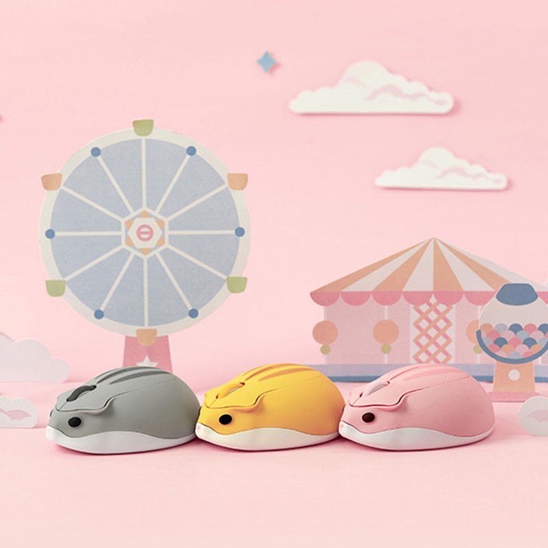 chuột không dây Mini 3d Hình Chuột Hamster 2.4g