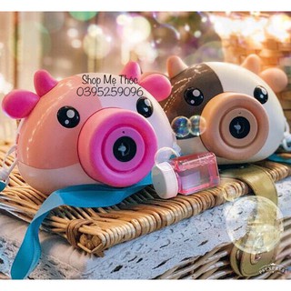 Đồ chơi máy ảnh thổi bong bóng cho bé