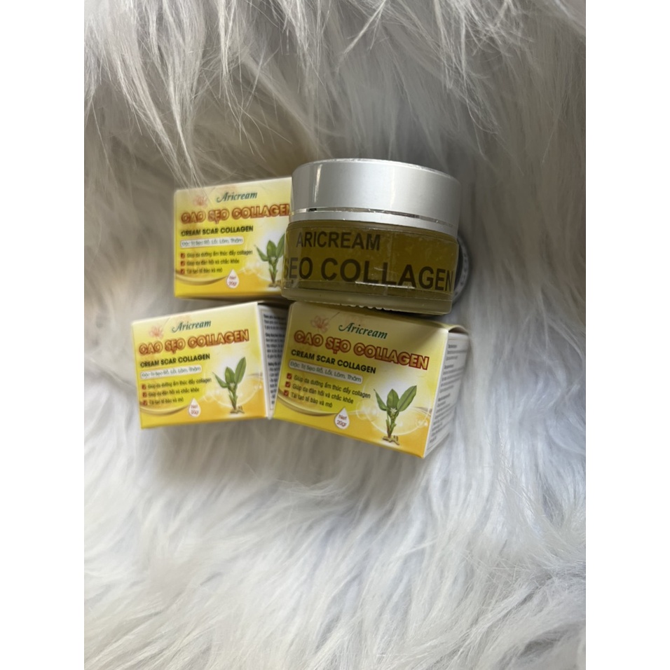 Cao Sẹo collagel X2 PHỤC HỒI TÁI TẠO DA Sẹo Thâm, Rỗ Collagen Tươi