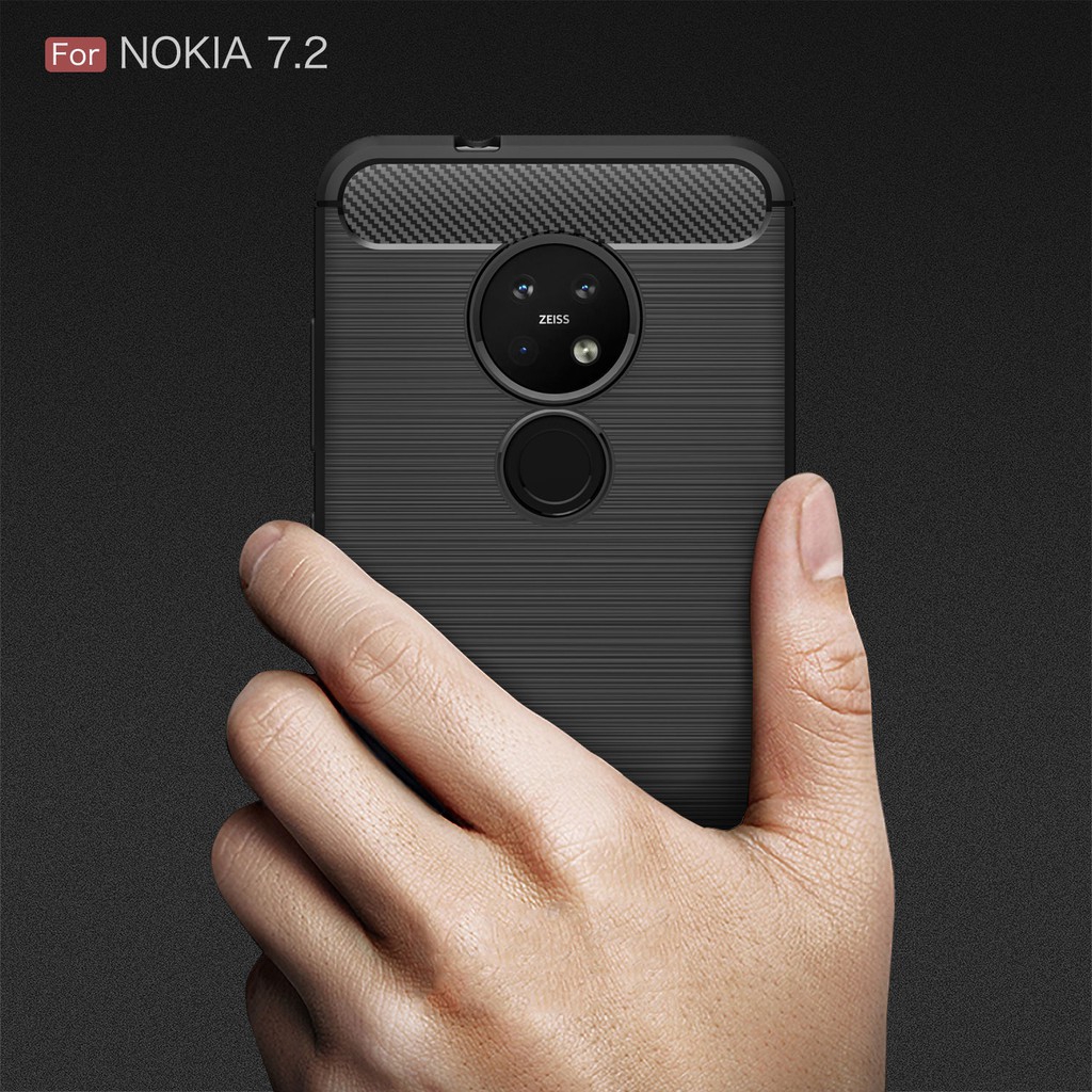 Ốp điện thoại sợi carbon chất lượng cho Nokia 7.2