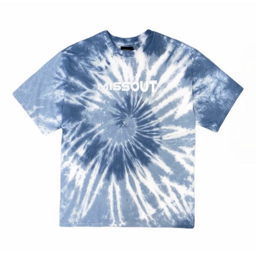 Áo Thun Unisex MISSOUT phản quang tiedye loang màu + Ảnh thật