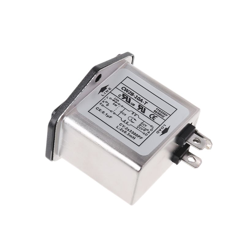 Bộ Lọc Nguồn Cho Máy Điều Hòa Ac 115 / 250v Zong Cw2B-10A-T Emi