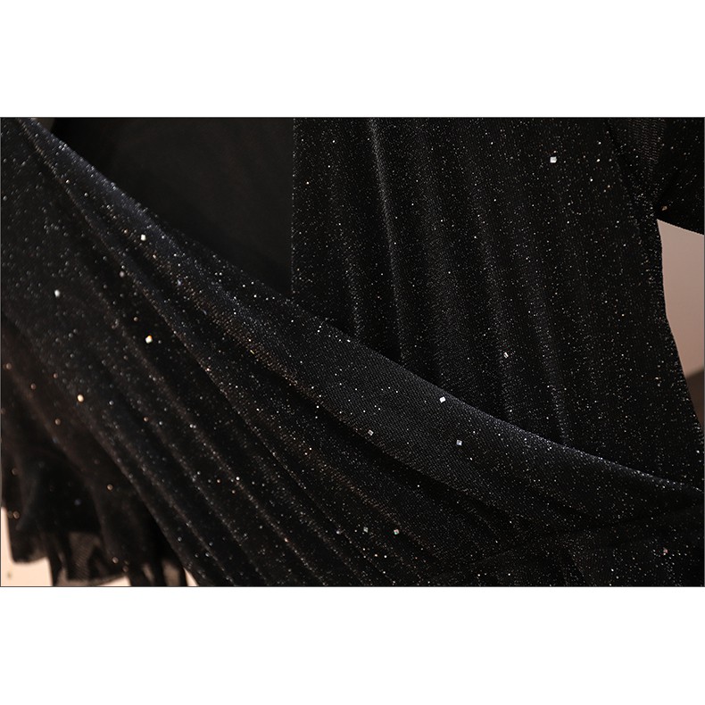 🌸Hàng Order🌸 Váy Bigsize Cổ V Xếp Ly Tầng Lấp Lánh Trẻ Trung🌸Hàng Quảng Châu | BigBuy360 - bigbuy360.vn