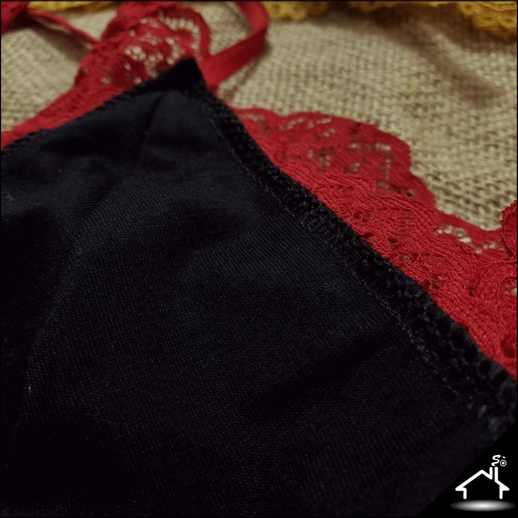 Bộ đồ lót sexy by Nhà Sò ren trắng đồng tiền hoa bèo quần dây NS133 | BigBuy360 - bigbuy360.vn