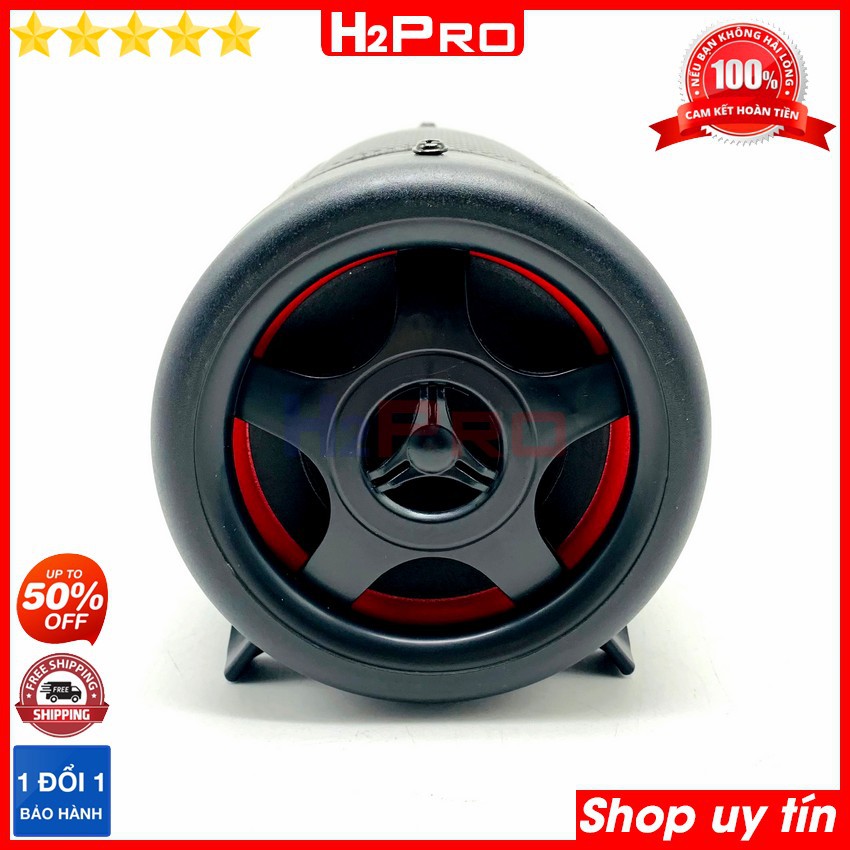 Loa bluetooth Crown 4 2021 H2PRO bass 10-100W đa năng USB-Thẻ nhớ-radio (1 loa), loa gầm ô tô cao cấp điện 220V-110V-12V